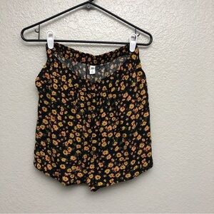 BP Women’s Daisy Floral‎ Print Lightweight Shorts Medium NWT
